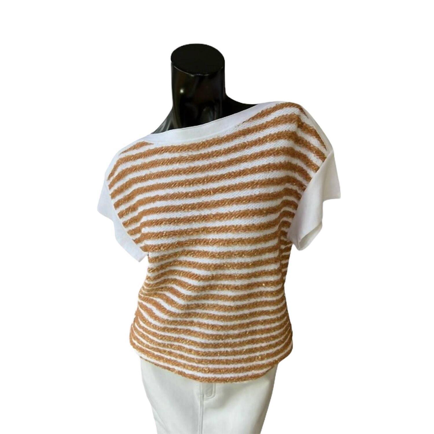 New She's So Women's Pullover Sweater In Caramel